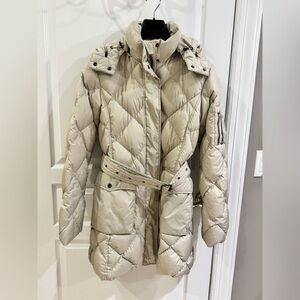 Burberry Quilted Tan Puffer Coat
